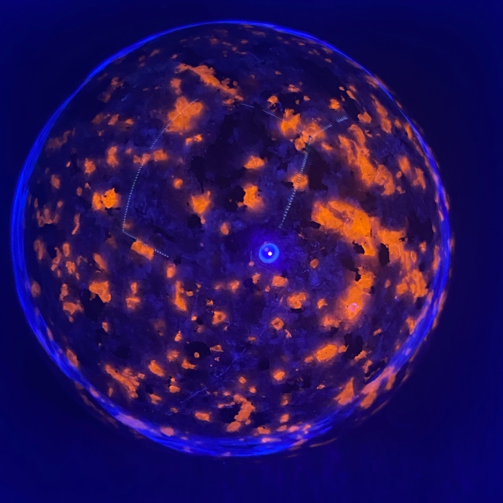 Yooperlite crystal sphere #7